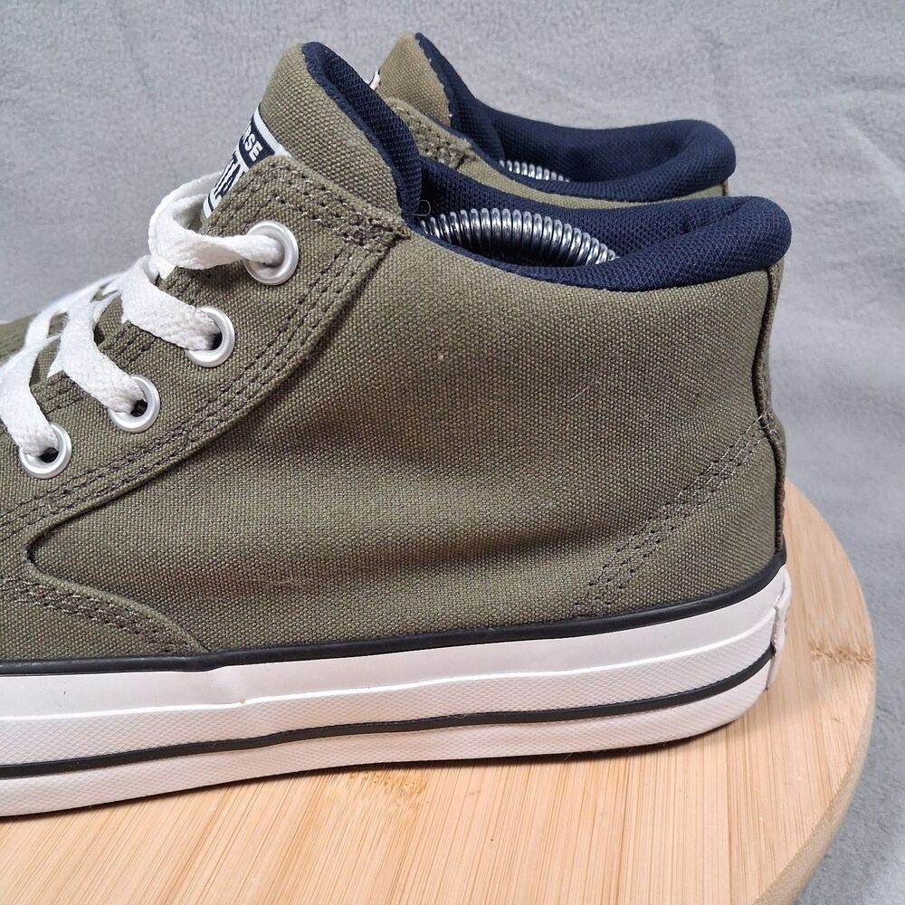 Converse Men's CTAS Size 9.5 Malden Street Green Mid Top Shoes Sneakers - Picture 7 of 15